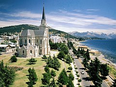 Nahuel Huapi Lake and Cathedral, Bariloche, Argentina